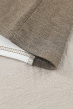 Load image into Gallery viewer, Exposed Seam Contrast Round Neck Long Sleeve Top