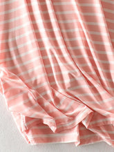 Load image into Gallery viewer, Striped Round Neck Short Sleeve Dress