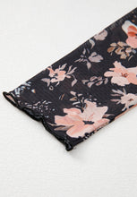 Load image into Gallery viewer, Floral Mock Neck Long Sleeve Blouse