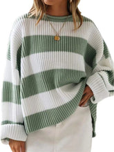 Load image into Gallery viewer, Round Neck Long Sleeve Sweater