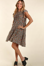 Load image into Gallery viewer, LEOPARD WITH BACK NECK BUTTON AND SIDE POCKETS