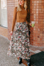 Load image into Gallery viewer, Floral Elastic Waist Maxi Skirt