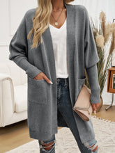 Load image into Gallery viewer, Open Front Long Sleeve Cardigan