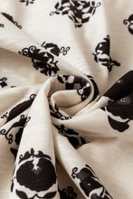 Load image into Gallery viewer, Printed Tie Neck Long Sleeve Blouse