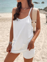 Load image into Gallery viewer, Full Size Pocketed Cami and Shorts Set