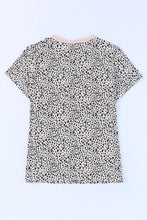 Load image into Gallery viewer, MAMA Animal Print Round Neck Short Sleeve T-Shirt