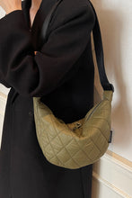 Load image into Gallery viewer, Quilted Adjustable Strap Crossbody Bag