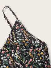 Load image into Gallery viewer, Printed V-Neck Spaghetti Strap Romper