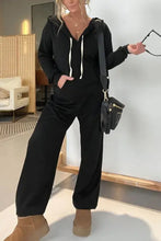 Load image into Gallery viewer, Full Size Drawstring Long Sleeve Jumpsuit