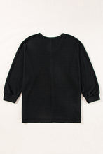 Load image into Gallery viewer, Side Slit V-Neck Long Sleeve Top