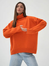 Load image into Gallery viewer, Turtleneck Long Sleeve Sweater