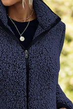 Load image into Gallery viewer, Pocketed Zip Up Turtleneck Jacket