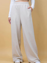 Load image into Gallery viewer, Elastic Waist Wide Leg Pants