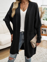 Load image into Gallery viewer, Open Front Long Sleeve Cardigan