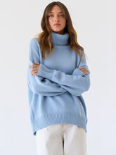 Load image into Gallery viewer, Turtleneck Long Sleeve Sweater