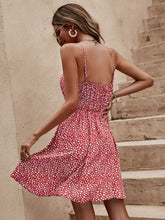 Load image into Gallery viewer, Floral V-Neck Mini Cami Dress