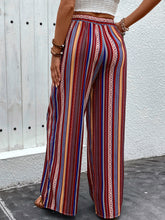 Load image into Gallery viewer, Tied Geometric Wide Leg Pants
