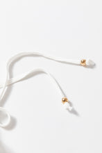 Load image into Gallery viewer, Lace Detail Tie Neck Long Sleeve Blouse