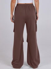 Load image into Gallery viewer, Elastic Waist Wide Leg Pants with Pockets