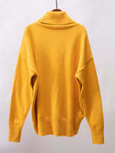 Load image into Gallery viewer, Turtleneck Long Sleeve Sweater