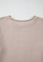 Load image into Gallery viewer, Color Block Round Neck Long Sleeve Sweater
