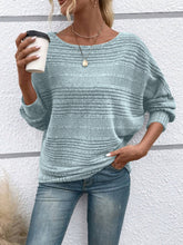 Load image into Gallery viewer, Full Size Round Neck Long Sleeve Top