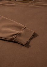 Load image into Gallery viewer, Side Slit Round Neck Long Sleeve Top and Pants Set