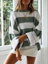 Load image into Gallery viewer, Round Neck Long Sleeve Sweater
