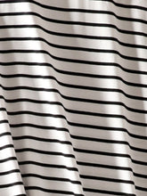 Load image into Gallery viewer, Striped Round Neck Short Sleeve Dress