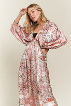 Load image into Gallery viewer, ADORA Printed V-Neck Batwing Sleeve Dress
