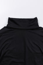 Load image into Gallery viewer, Side Slit High-Low Cowl Neck Long Sleeve Blouse