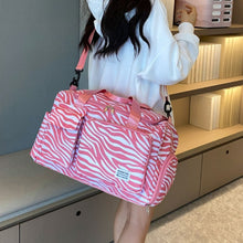 Load image into Gallery viewer, Oxford Cloth Animal Print Travel Bag