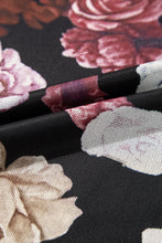 Load image into Gallery viewer, Floral Mock Neck Long Sleeve Mesh Top