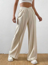Load image into Gallery viewer, Elastic Waist Wide Leg Pants
