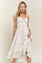 Load image into Gallery viewer, ADORA Smocked Floral Sweetheart Neck Cami Dress