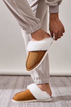 Load image into Gallery viewer, Faux Fur Round Toe Slippers