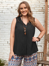 Load image into Gallery viewer, Plus Size V-Neck Tank