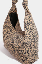 Load image into Gallery viewer, Fame Leopard Knotted Strap Shoulder Bag