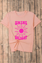 Load image into Gallery viewer, SHINE BRIGHT Round Neck Short Sleeve T-Shirt