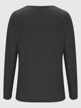 Load image into Gallery viewer, Crisscross V-Neck Long Sleeve T-Shirt