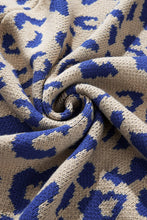 Load image into Gallery viewer, Leopard Open Front Long Sleeve Cardigan