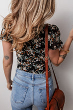 Load image into Gallery viewer, Printed Scoop Neck Short Sleeve Bodysuit