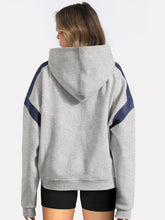 Load image into Gallery viewer, Contrast Dropped Shoulder Long Sleeve Hoodie