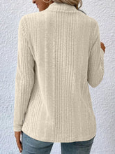 Load image into Gallery viewer, Full Size Open Front Long Sleeve Cardigan