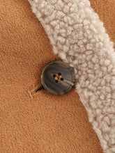Load image into Gallery viewer, Fuzzy Collared Neck Long Sleeve Jacket