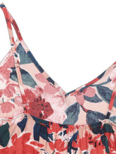 Load image into Gallery viewer, Frill Backless Printed Sleeveless Midi Dress