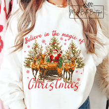 Load image into Gallery viewer, Believe in the Magic of Christmas Tee/Crewneck