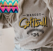 Load image into Gallery viewer, Custom "Team" Softball Tee
