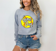 Load image into Gallery viewer, Softball Game Day Sweatshirt, Your Choice of Color