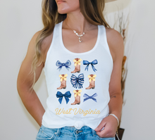 Load image into Gallery viewer, Preppy Coquette West Virginia tee/sweatshirt